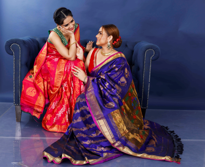 Padmashali Pure Silk Handloom Saree